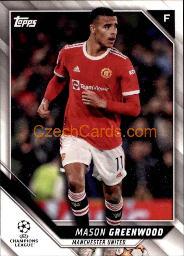 Mason Greenwood 2021/22 Topps UCL #198