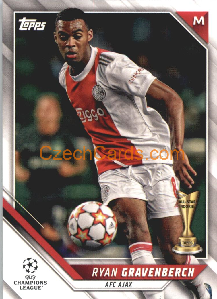 Ryan Gravenberch 2021/22 Topps UCL #199