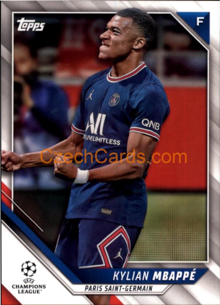 Kylian Mbappe 2021/22 Topps UCL #200