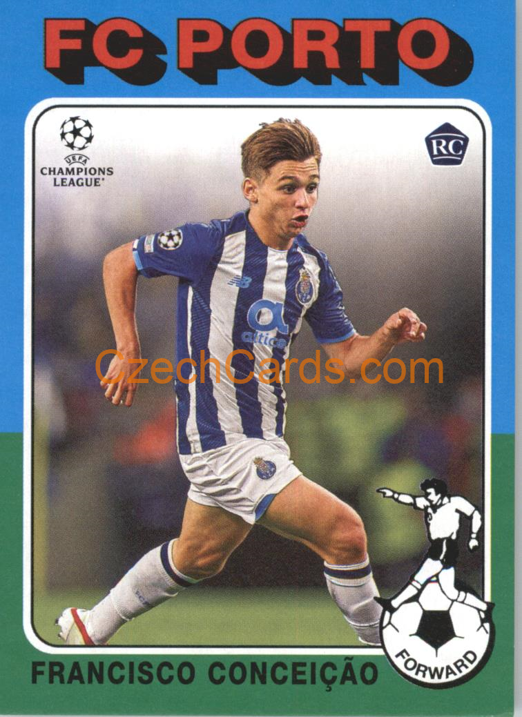 Francisco Conceicao 2021/22 Topps UCL 1975-76 Topps Footballer #75-07 RC