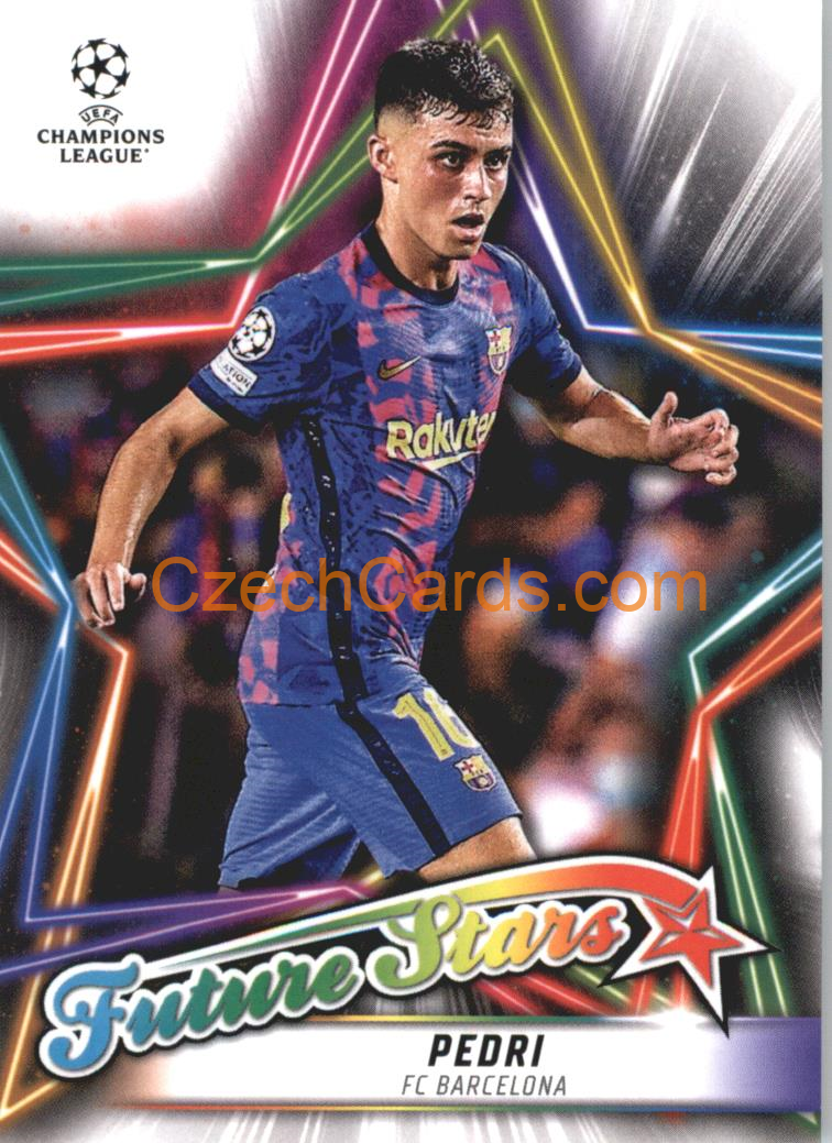 Pedri 2021/22 Topps UCL Future Stars #FS-01