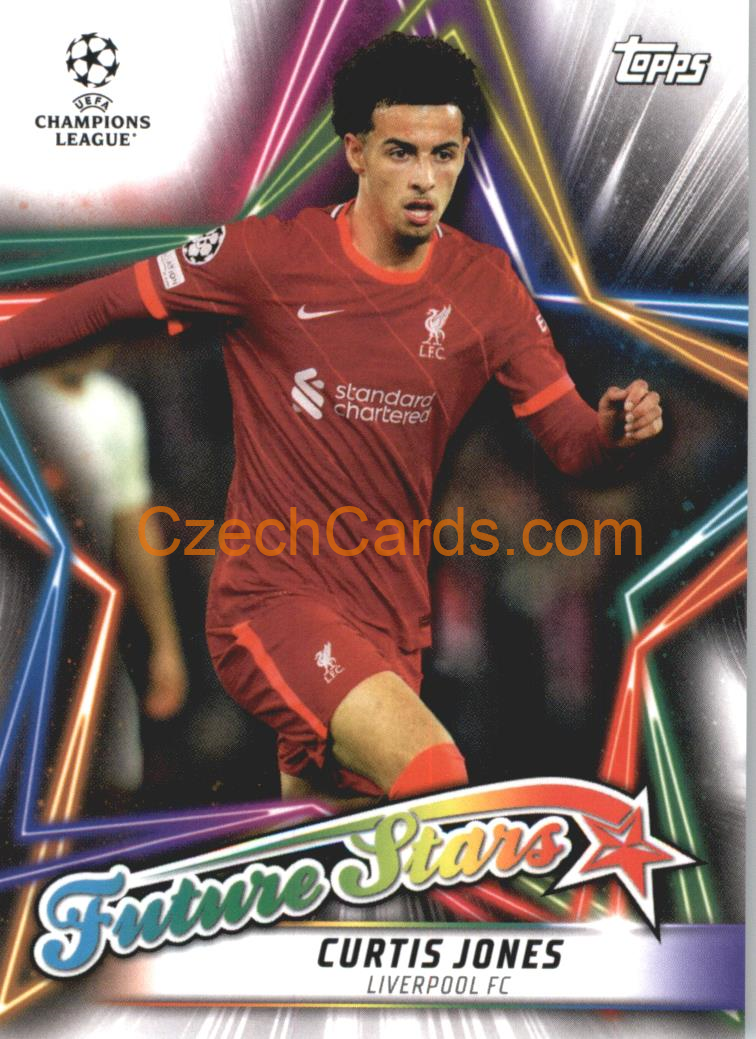 Curtis Jones 2021/22 Topps UCL Future Stars #FS-13