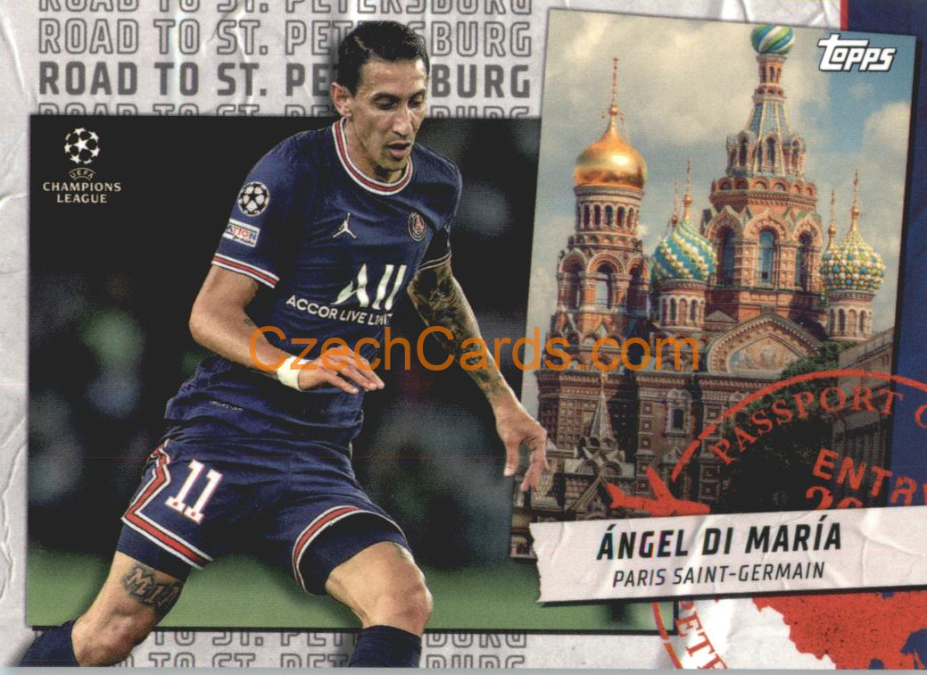 Angel Di Maria 2021/22 Topps UCL Road to... #RSP-15