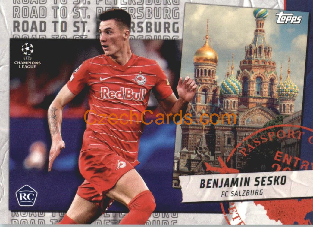 Benjamin Sesko 2021/22 Topps UCL Road to... #RSP-20
