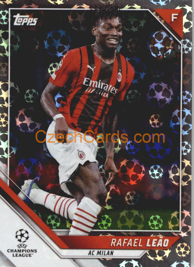 Rafael Leao 2021/22 Topps UCL Starball parallel #151