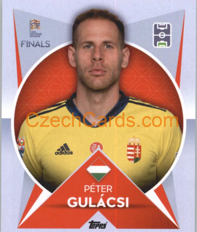 Péter Gulácsi 2022/23 Topps Nations League #37