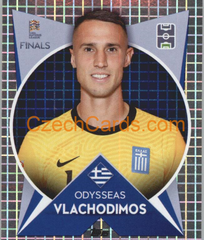 Odysseas Vlachodimos 2022/23 Topps Nations League foil  #38