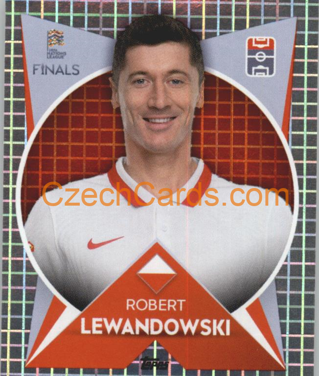 Robert Lewandowski 2022/23 Topps Nations League foil #49
