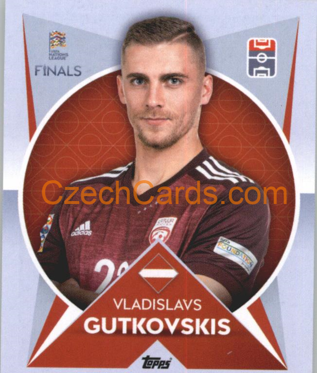 Vladislavs Gutkovskis 2022/23 Topps Nations League #52