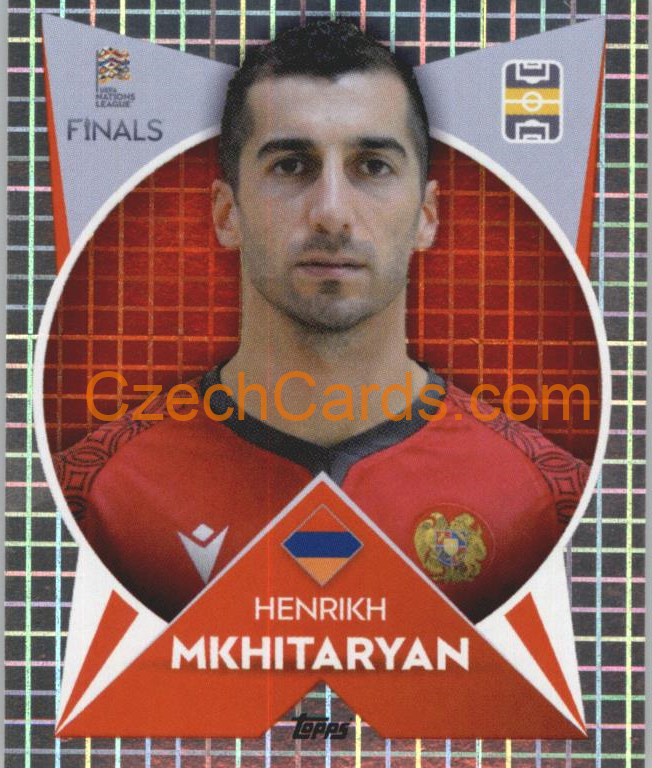 Henrikh Mkhitaryan 2022/23 Topps Nations League foil #144