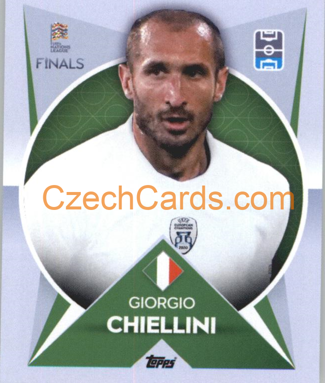 Giorgio Chiellini 2022/23 Topps Nations League #163