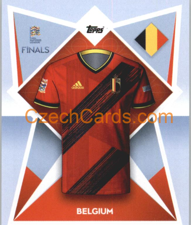 Belgium Kits 2022/23 Topps Nations League #177