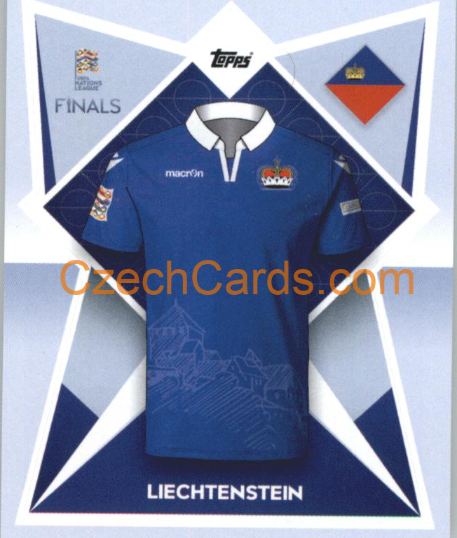 Liechtenstein Kits 2022/23 Topps Nations League #200