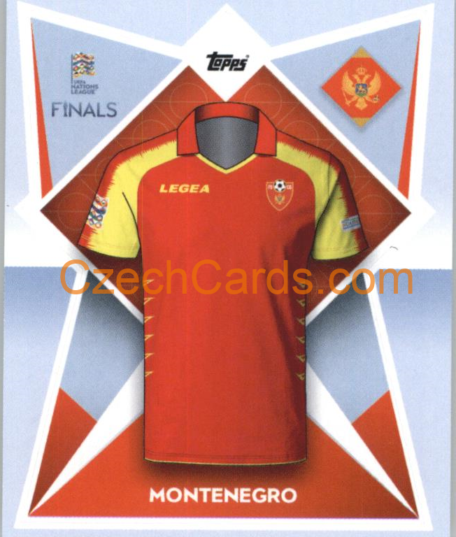 Montenegro Kits 2022/23 Topps Nations League #205