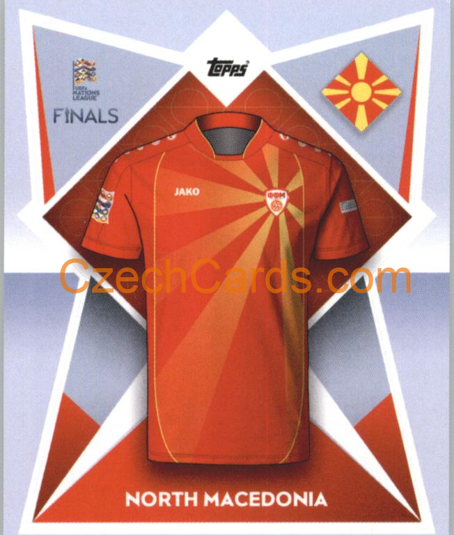 North Macedonia Kits 2022/23 Topps Nations League #207