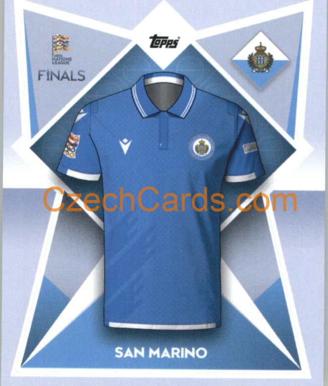 San Marino Kits 2022/23 Topps Nations League #214