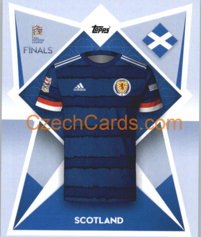 Scotland Kits 2022/23 Topps Nations League #215