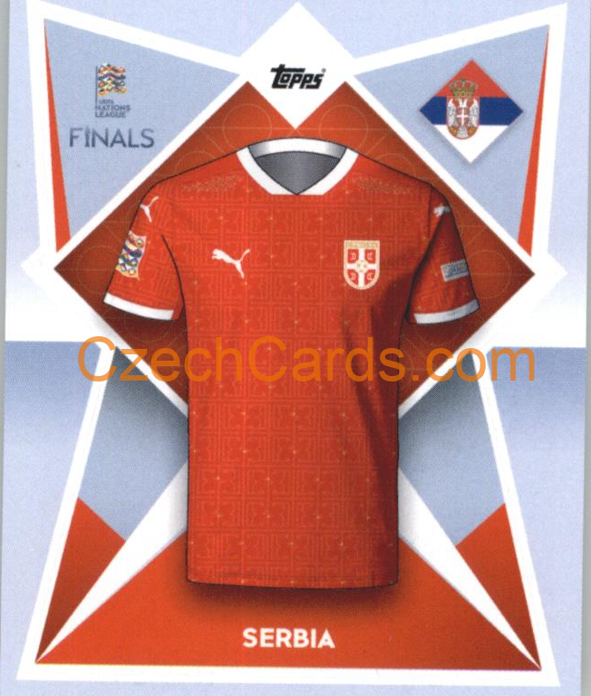 Serbia Kits 2022/23 Topps Nations League #216