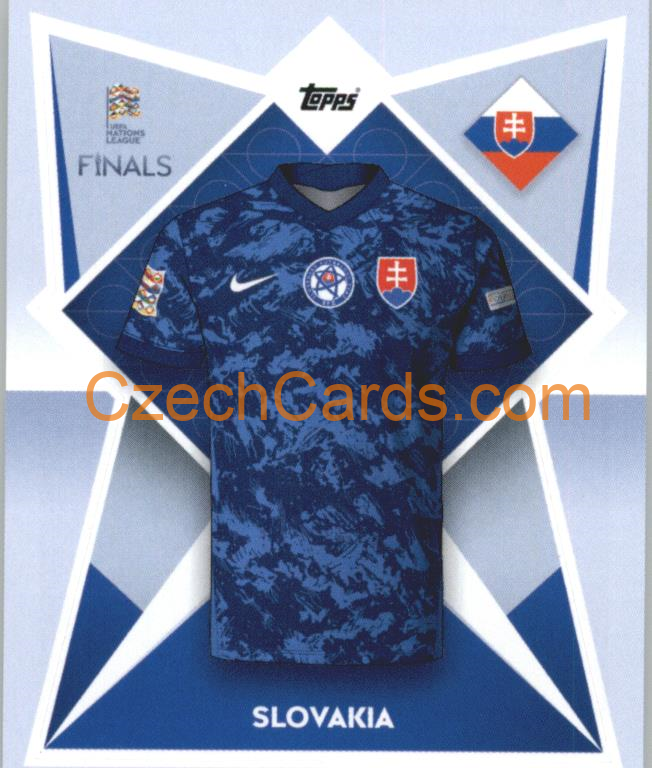 Slovakia Kits 2022/23 Topps Nations League #217