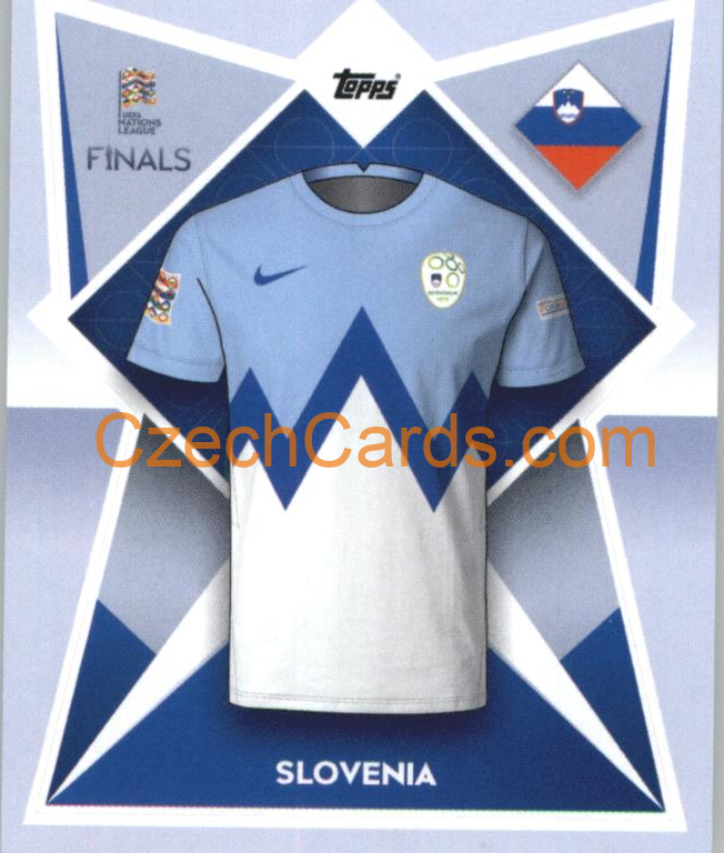 Slovenia Kits 2022/23 Topps Nations League #218