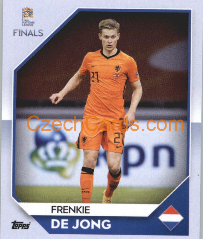 Frenkie de Jong 2022/23 Topps Nations League #234