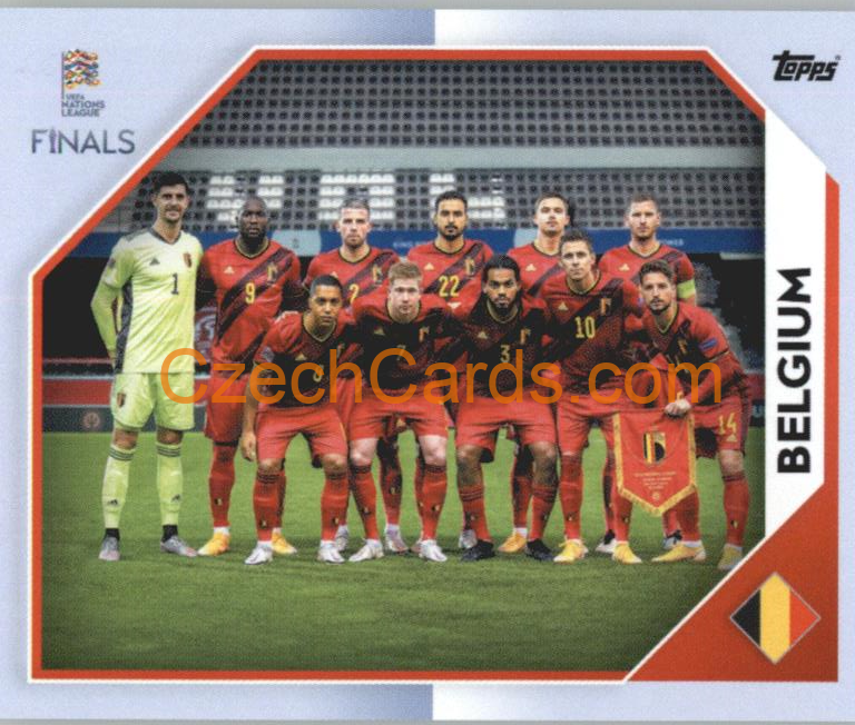 Belgium — Best Offense 2022/23 Topps Nations League #243
