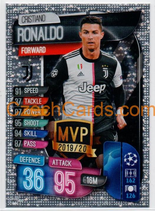 Cristiano Ronaldo 2019/20 Topps Match Attax MVP #C JUV 