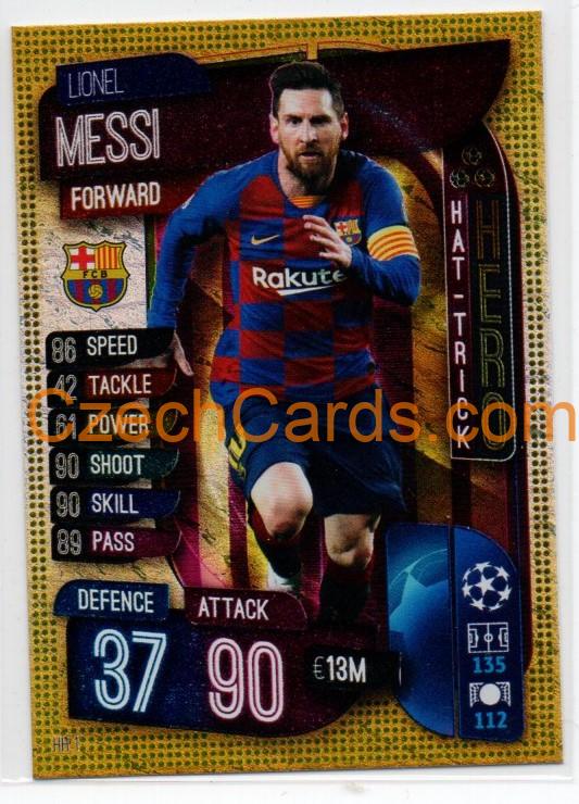 Lionel Messi 2019/20 Topps Match Attax Hat Trick Hero #HH 1