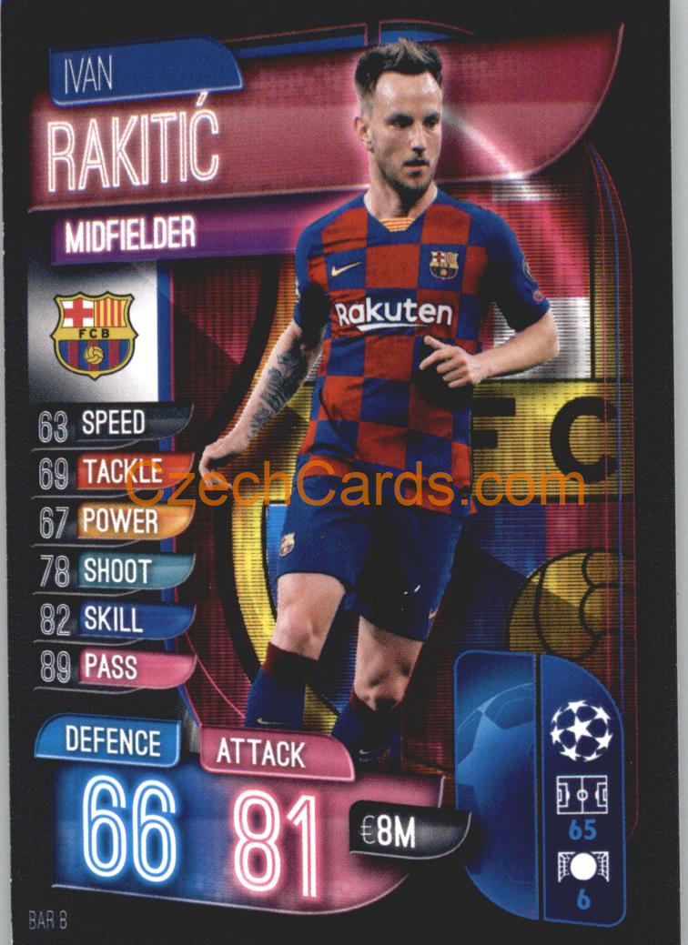 Ivan Rakitić 2019/20 Topps Match Attax #BAR 8