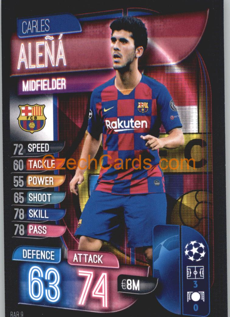 Carles Aleñá 2019/20 Topps Match Attax #BAR 8