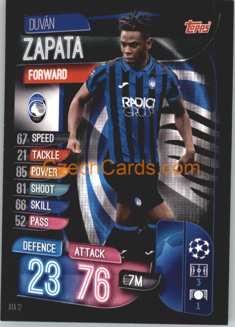 Duván Zapata 2019/20 Topps Match Attax #ATA 12