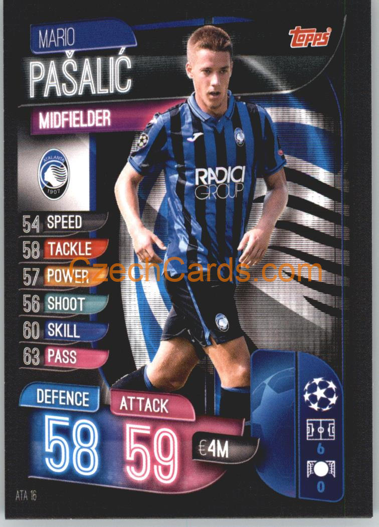 Mario Pasalic 2019/20 Topps Match Attax #ATA 16