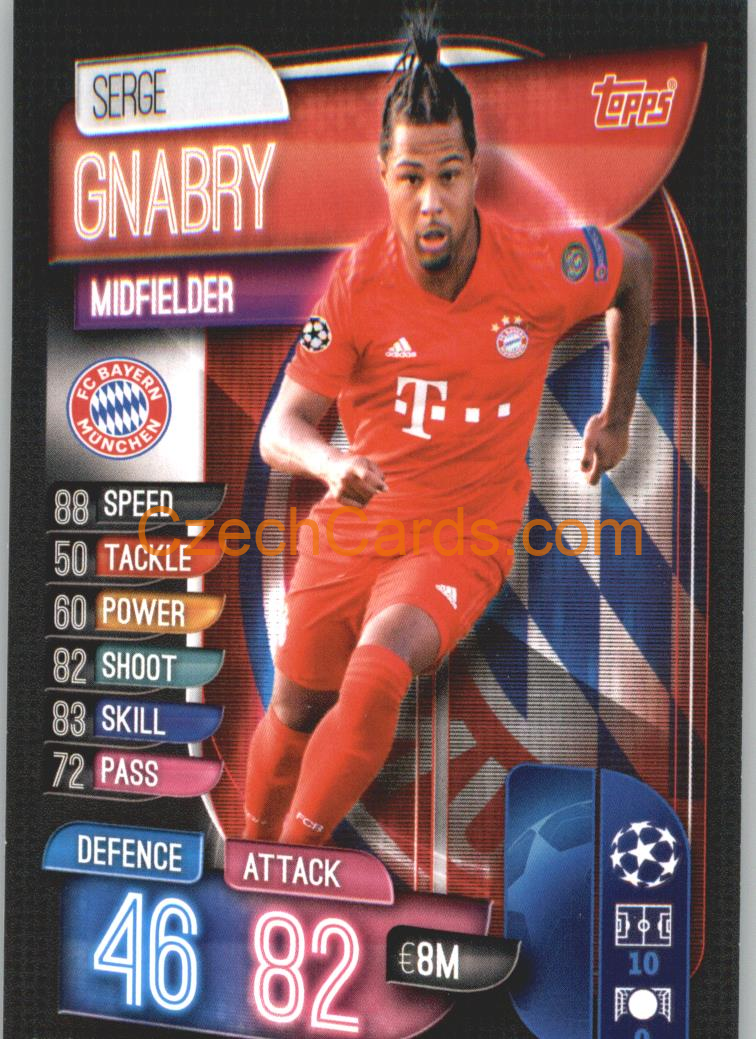 Serge Gnabry 2019/20 Topps Match Attax #BAY 10