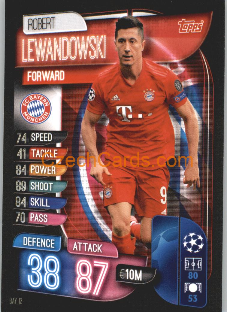 Robert Lewandowski 2019/20 Topps Match Attax #BAY 12