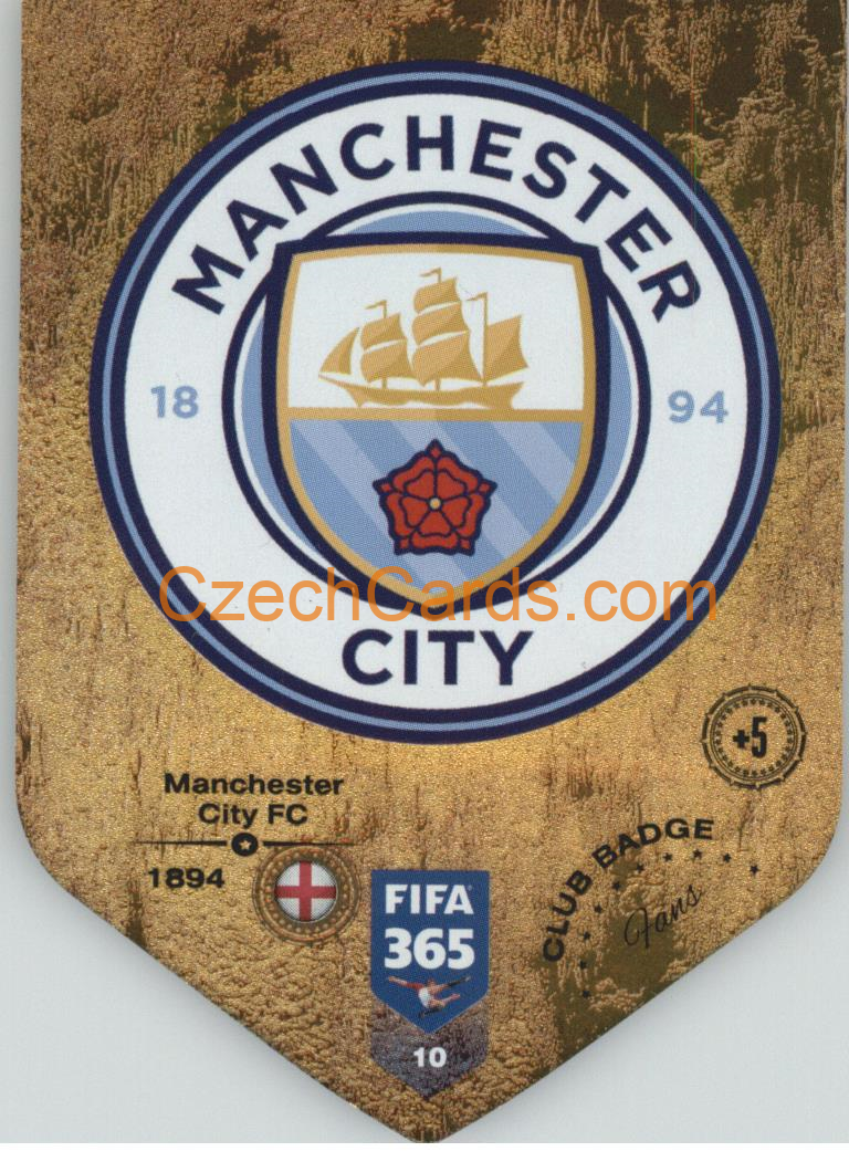 Manchester City Club Badge 2019 Panini FIFA 365 #10