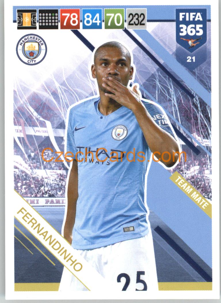 Fernandinho 2019 Panini FIFA 365 #21