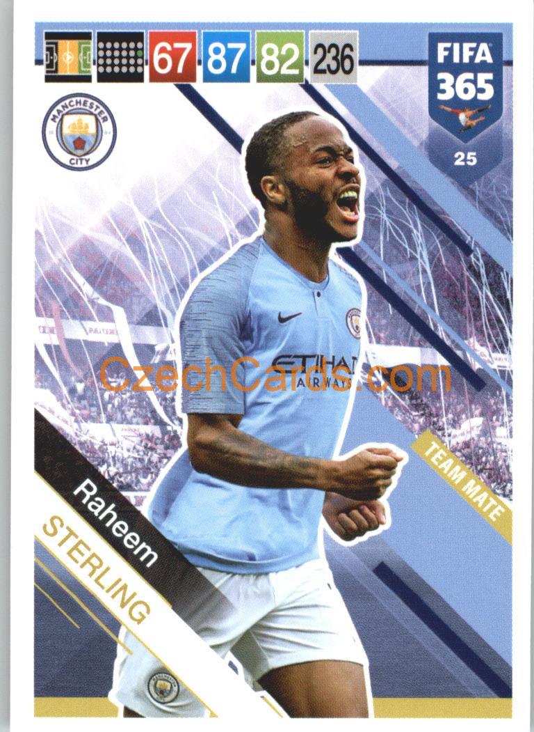 Raheem Sterling 2019 Panini FIFA 365 #25