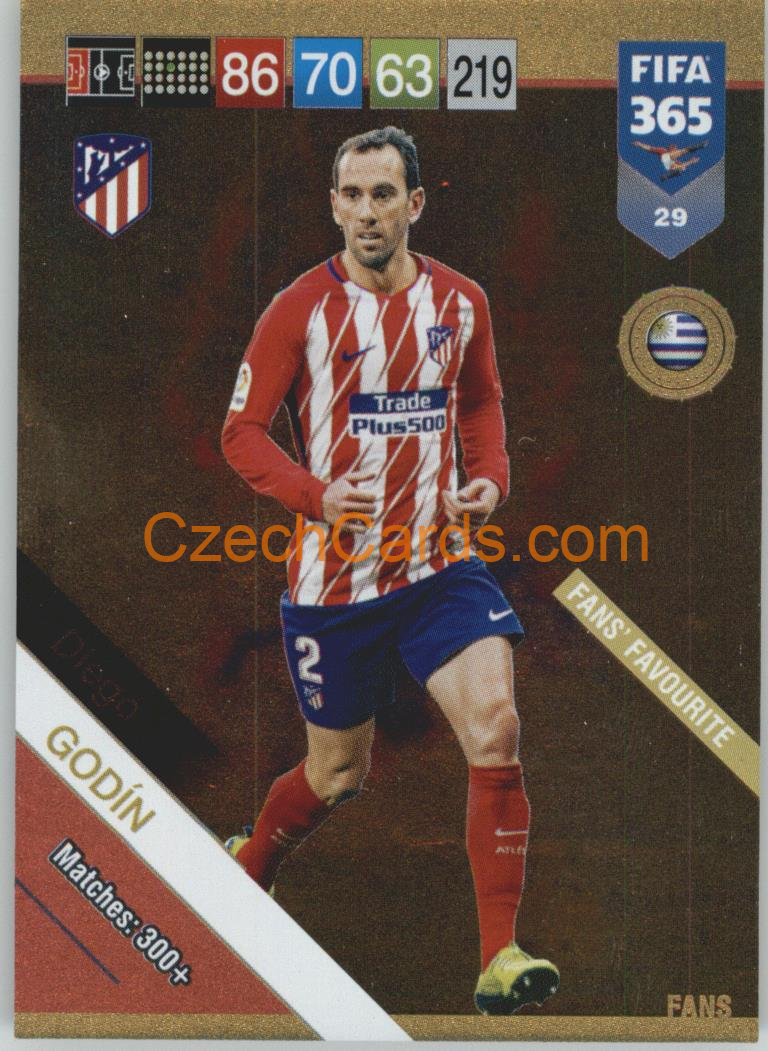 Diego Godín 2019 Panini FIFA 365 FANS: Fans #29
