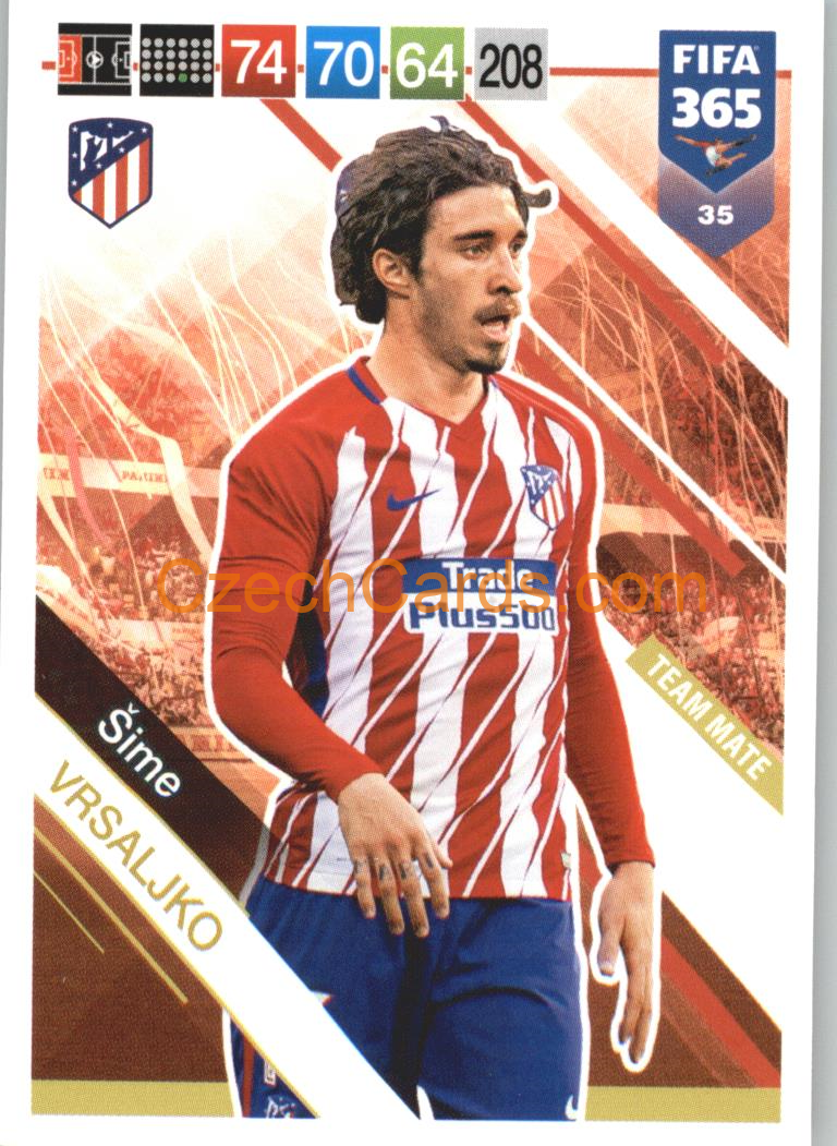 Šime Vrsaljko 2019 Panini FIFA 365 #35