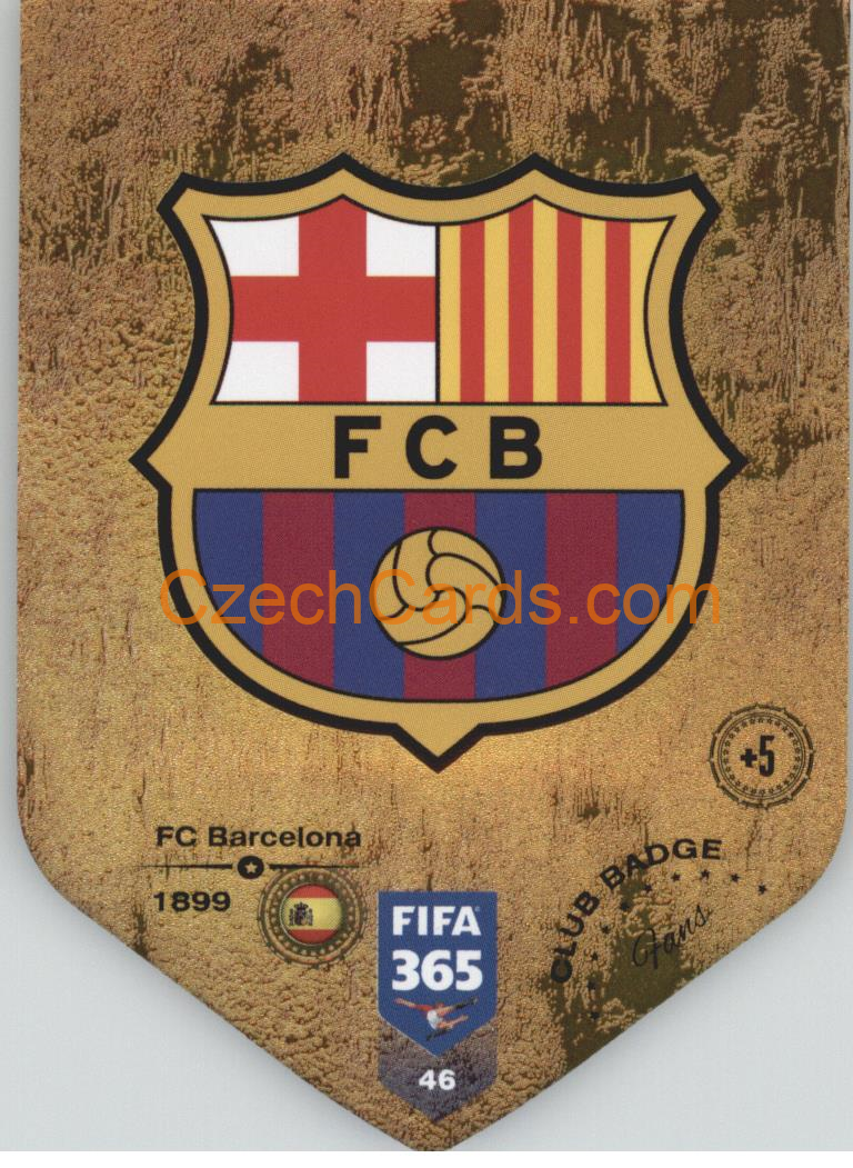 FC Barcelona Club Badge  2019 Panini FIFA 365 #46