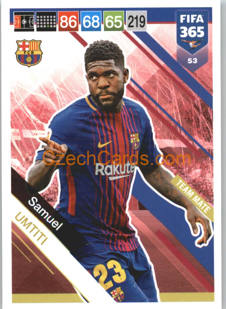 Samuel Umtiti 2019 Panini FIFA 365 #53