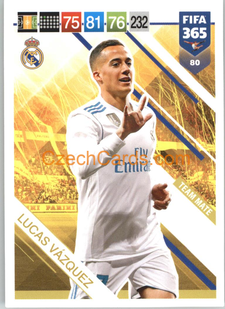 Lucas Vázquez 2019 Panini FIFA 365 #80