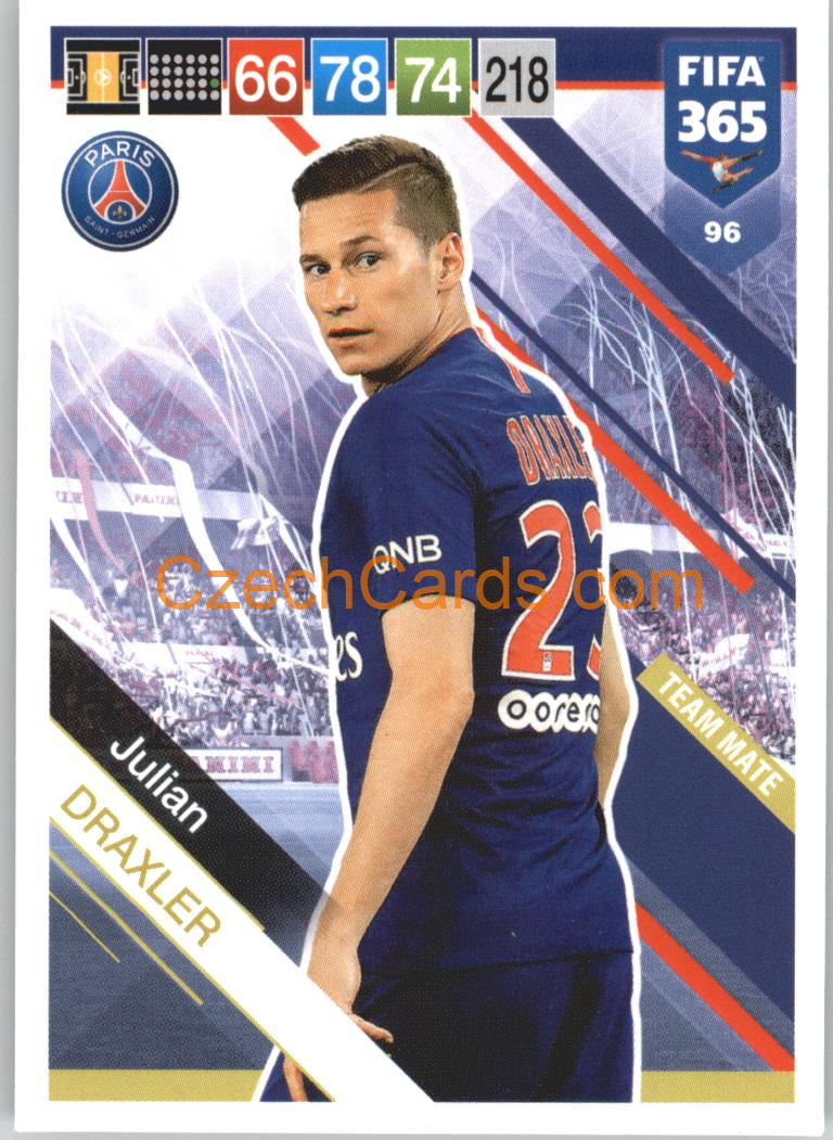 Julian Draxler 2019 Panini FIFA 365 #96
