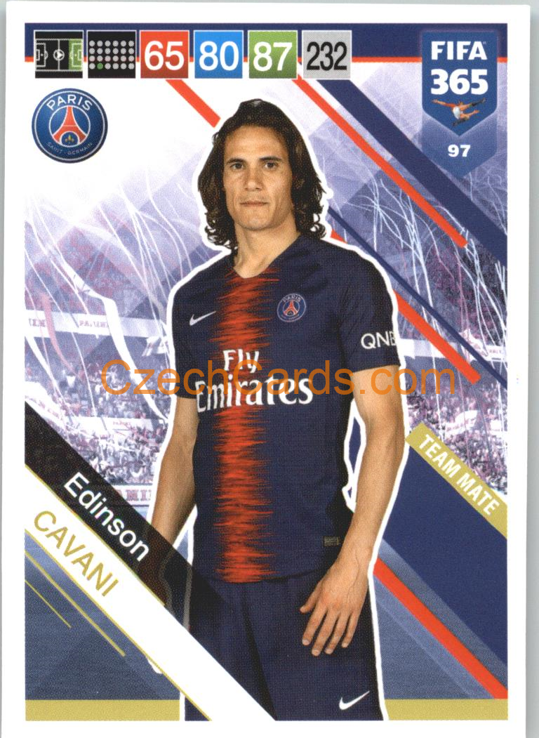Edinson Cavani 2019 Panini FIFA 365 #97