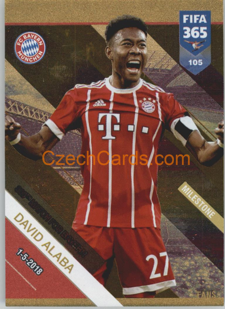 David Alaba 2019 Panini FIFA 365 FANS #105