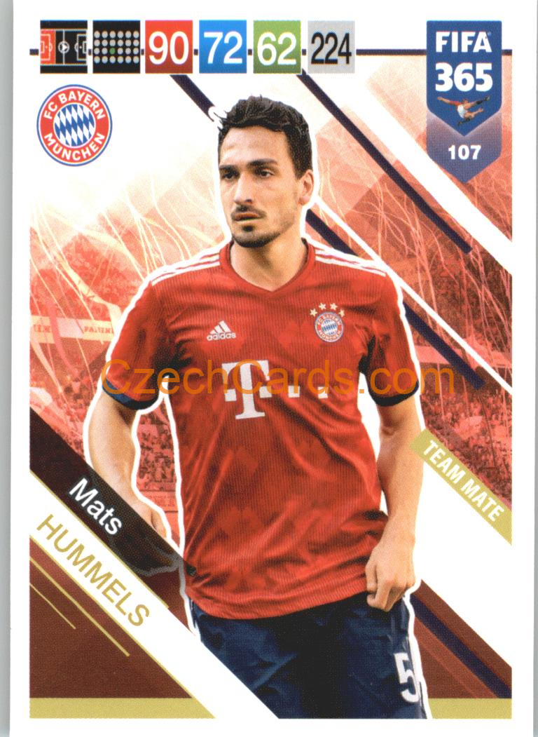 Mats Hummels 2019 Panini FIFA 365 #107