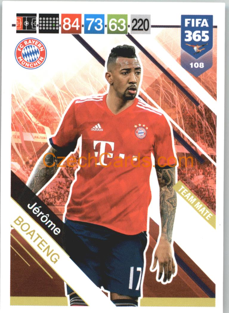 Jérôme Boateng 2019 Panini FIFA 365 #108
