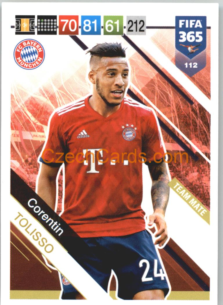 Corentin Tolisso 2019 Panini FIFA 365 #112