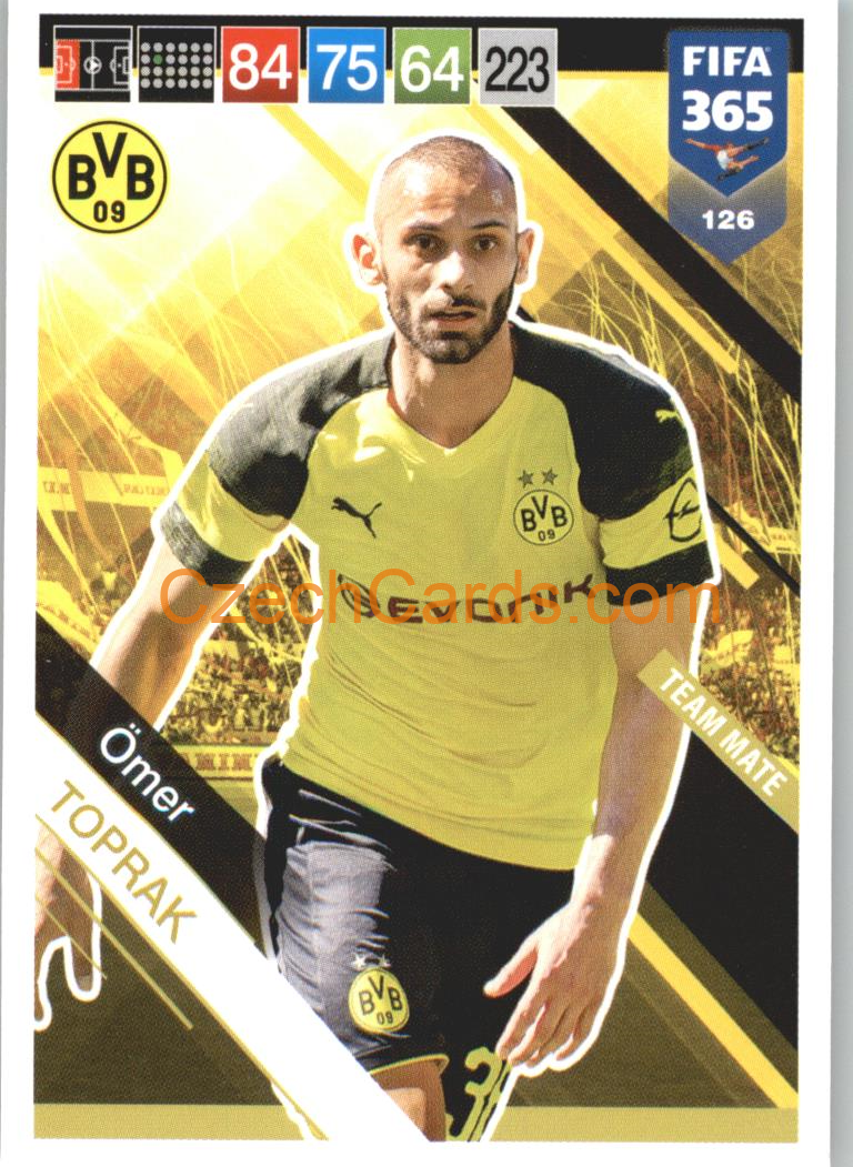 Ömer Toprak 2019 Panini FIFA 365 #126