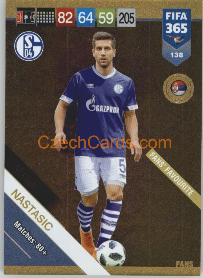 Matija Nastasic 2019 Panini FIFA 365 FANS #138